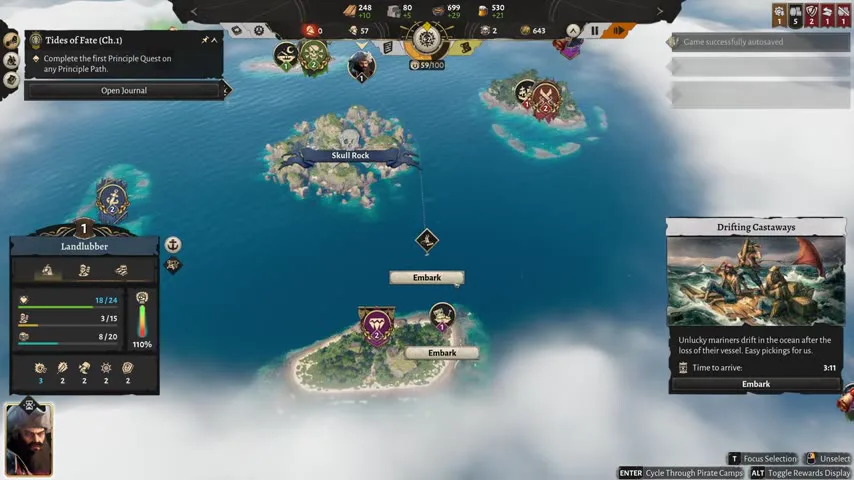 乗り込み戦後の船とCrew管理画面